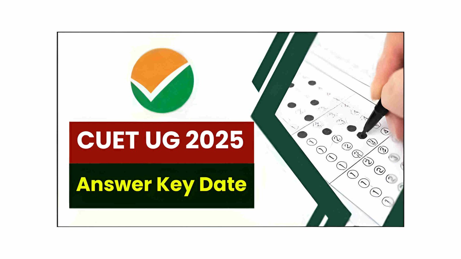 NTA CUET Answer Key 2025 Date